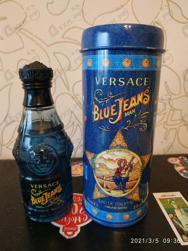 versace blue jeans 150ml